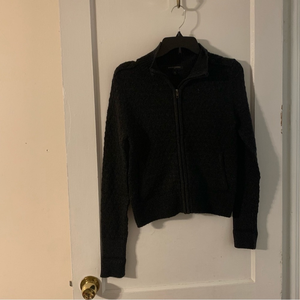 Banana Republic Black Zip-Up